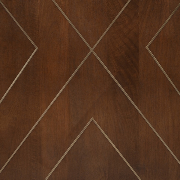 Jude Sideboard, Dark Mango Wood & Brass