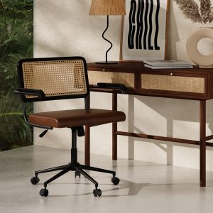 Kenton Office Chair, Vintage Tan