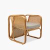 Kupu Kupu Rattan Armchair, Khaki Green