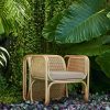 Kupu Kupu Rattan Armchair, Khaki Green