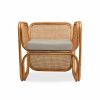 Kupu Kupu Rattan Armchair, Khaki Green