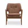 Lisbet Armchair, Brown Leather