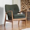 Lisbet Armchair, Green Boucle