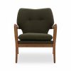 Lisbet Armchair, Green Boucle