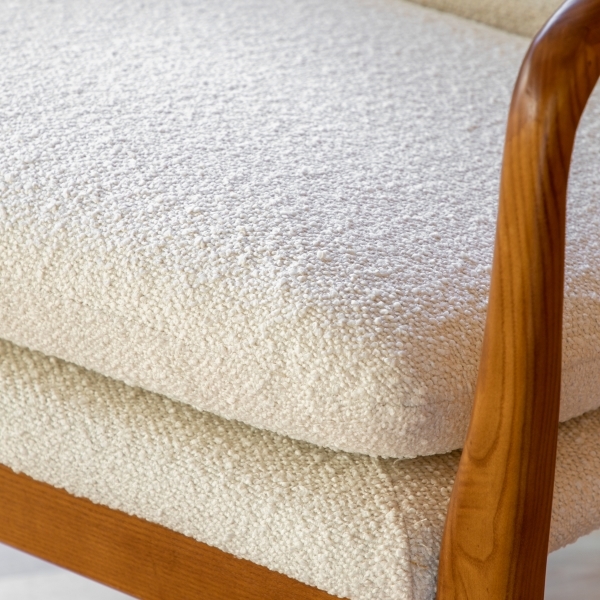 Lisbet Armchair, Natural Boucle