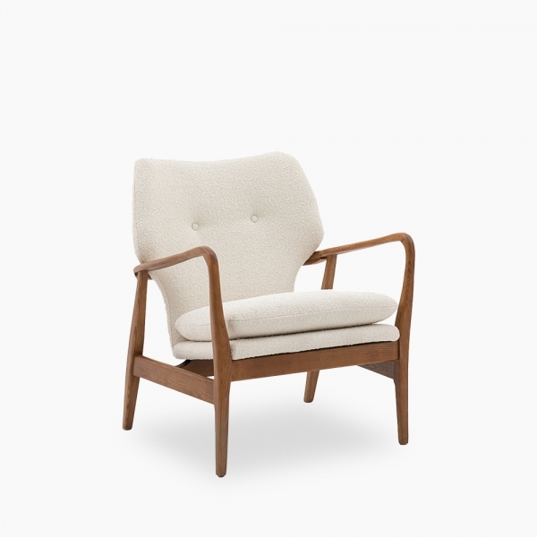 Lisbet Armchair, Natural Boucle
