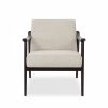 Lola Accent Chair, Speckled Stone Sustainable Boucle