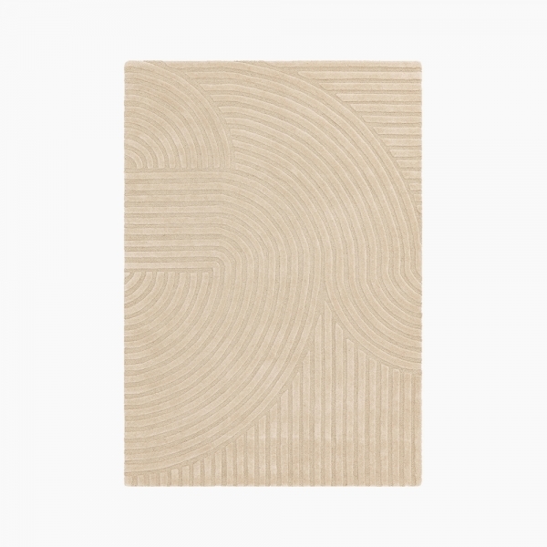 Lowen Hand Tufted Rug, Light Brown