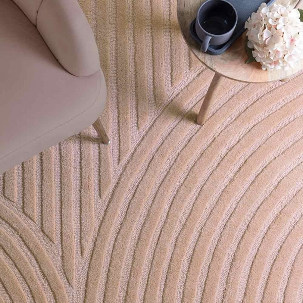 Lowen Hand Tufted Rug, Pink