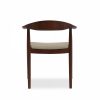 Luma Carver Dining Chair, Speckled Stone Sustainable Boucle & Walnut