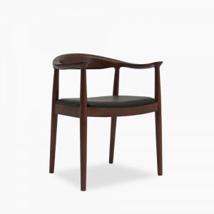 Luma Carver Dining Chair, Vintage Black & Walnut
