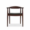 Luma Carver Dining Chair, Vintage Black & Walnut