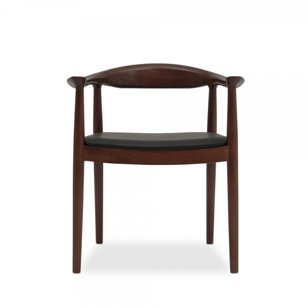 Luma Carver Dining Chair, Vintage Black & Walnut