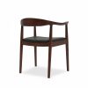 Luma Carver Dining Chair, Vintage Black & Walnut