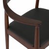 Luma Carver Dining Chair, Vintage Black & Walnut