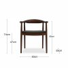 Luma Carver Dining Chair, Vintage Black & Walnut