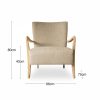 Lyall Armchair, Natural Linen