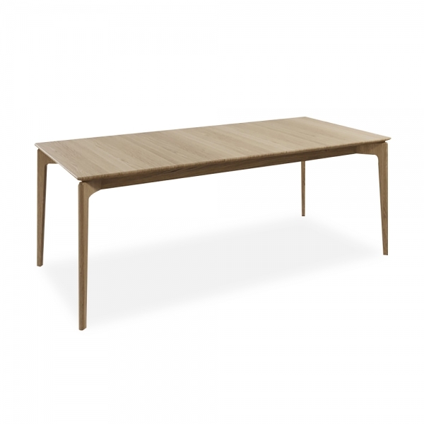 Mabel 6-8 Seat Extendable Dining Table, Oak