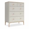 Mabel Chest of Drawers, Light Oak & Taupe