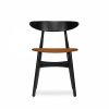 Malmros Wooden Dining Chair, Tuscan Tan & Black