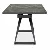 Malton 6-10 Seat Extendable Dining Table, Black Sintered Stone