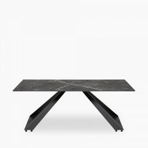 Malton Coffee Table, Sintered Stone & Black