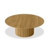 Marcel Round Coffee Table, Oak