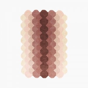 Matrix Hand Tufted Rug, Pink