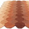 Matrix Hand Tufted Rug, Rust