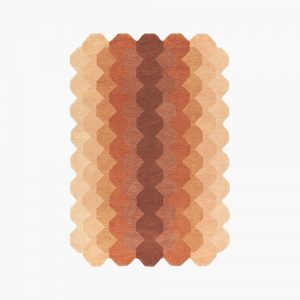 Matrix Hand Tufted Rug, Rust