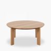 Maxime Round Coffee Table, Oak