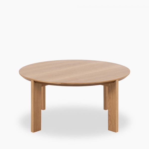 Maxime Round Coffee Table, Oak