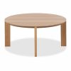Maxime Round Coffee Table, Oak