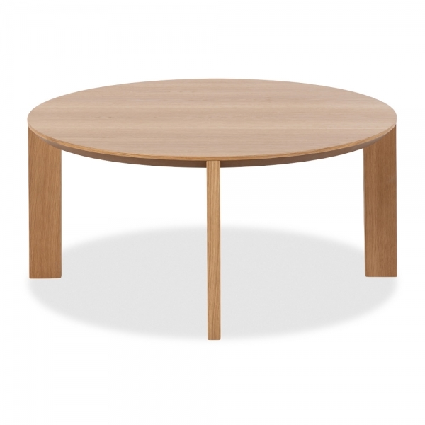Maxime Round Coffee Table, Oak