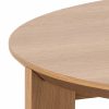 Maxime Round Coffee Table, Oak