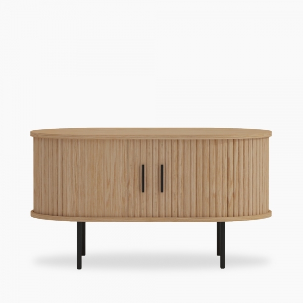 Mika Coffee Table, Oak & Black