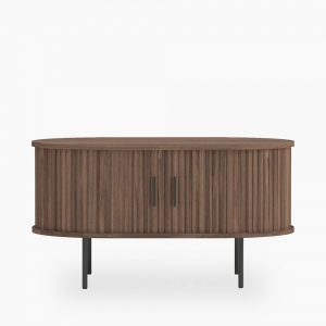 Mika Coffee Table, Walnut & Black