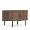 Mika Coffee Table, Walnut & Black