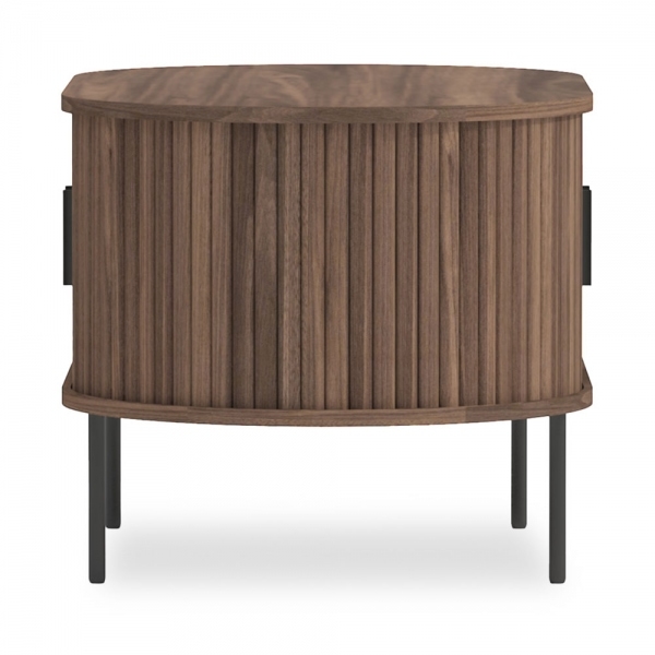 Mika Coffee Table, Walnut & Black