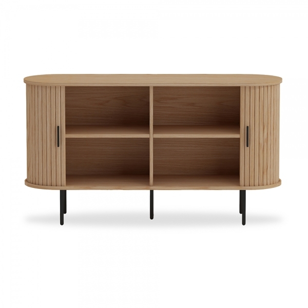 Mika Sideboard, Oak & Black