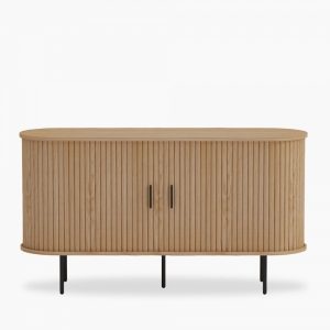 Mika Sideboard, Oak & Black