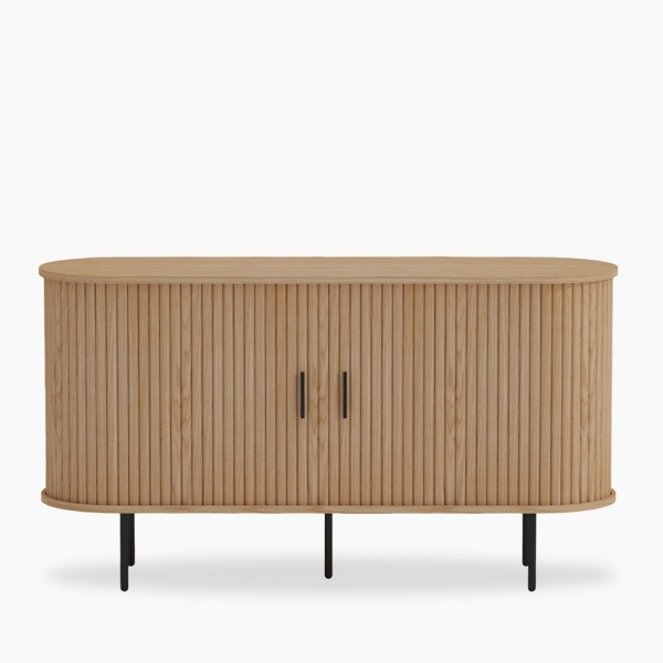 Mika Sideboard, Oak & Black