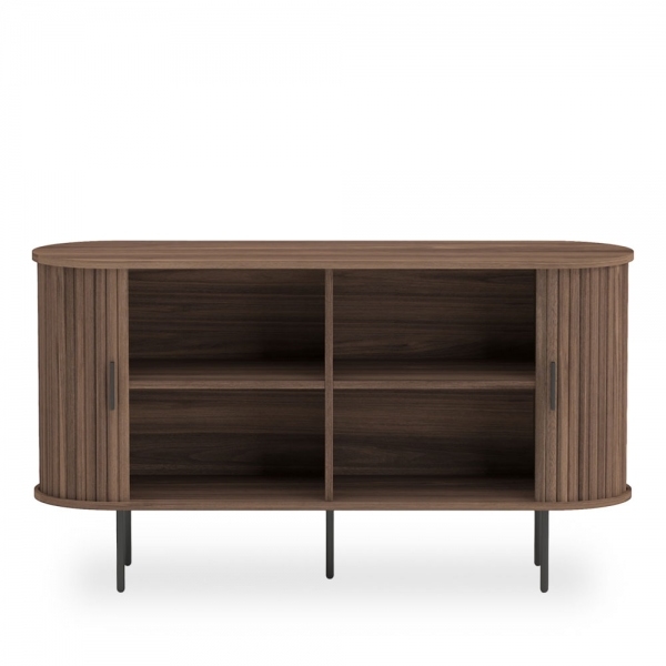 Mika Sideboard, Walnut & Black