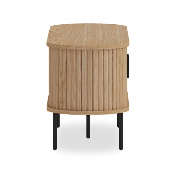 Mika TV Stand, Oak & Black