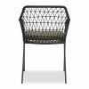 Milan Carver Dining Chair, Anthracite Grey