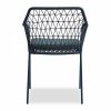 Milan Carver Dining Chair, Blue