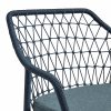 Milan Carver Dining Chair, Blue