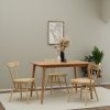 Milton 4 Seat Dining Table, Ash