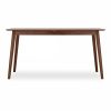 Milton & Malmros 6 Chairs Dining Set, Walnut & Dark Grey