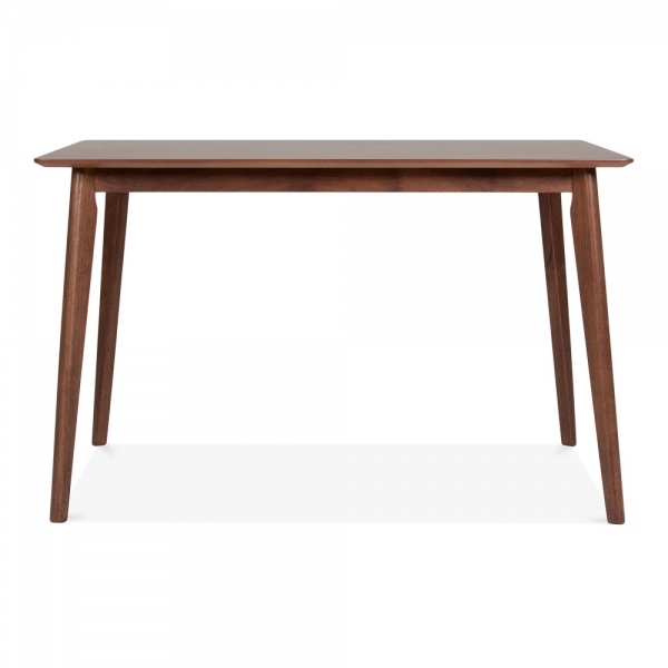 Milton & Rayner 4 Chairs Dining Set, Walnut & Vintage Tan